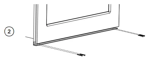 FISHER PAYKEL OS30NPX1 30 Inch Combination Steam Electric Wall Oven - screws to attach