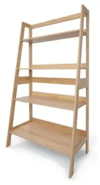 kmart KC43150700 Oak Look Corner Bookshelf