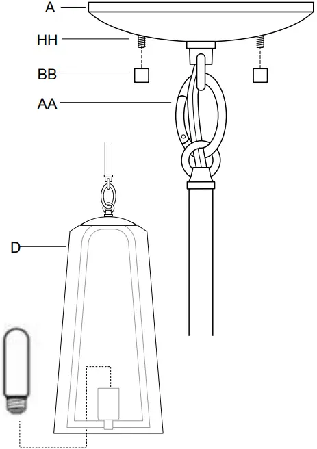 HOMEDEPOT Pendant Light Desmond D 05