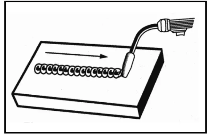 MICHIGAN WELDING CO MIGSTICK130 130A Mig Stick Welding Machine - setting 5