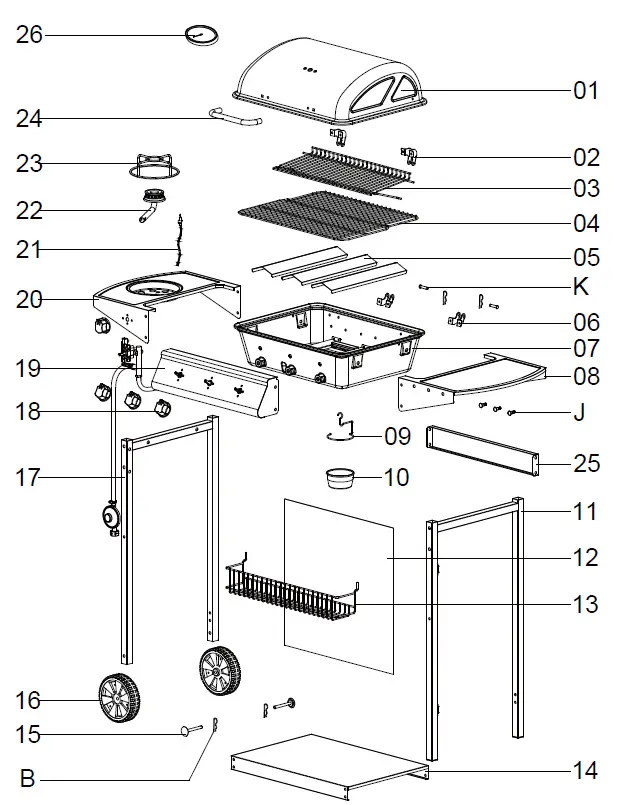 tepro G2085 Gas Grill Hampton 3 01