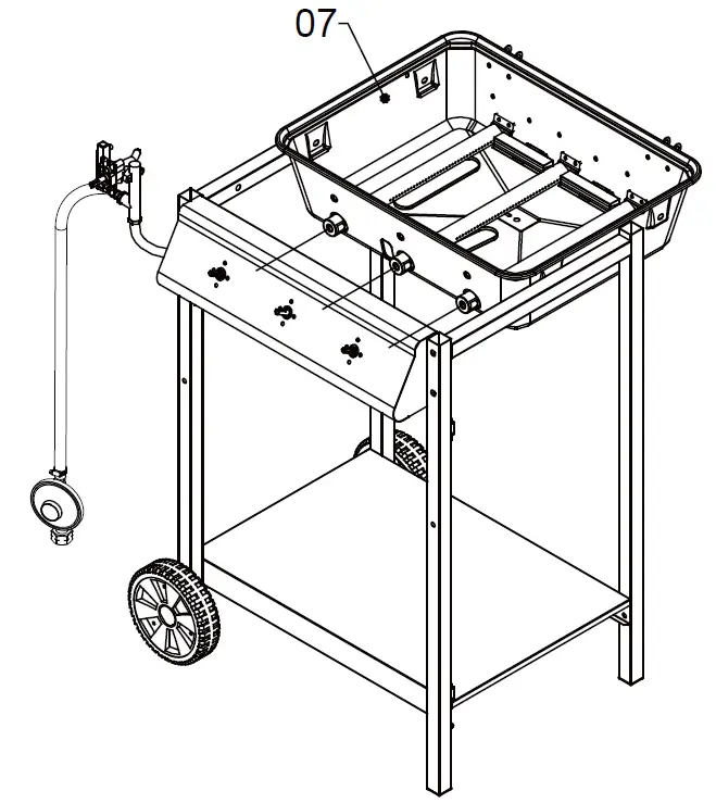 tepro G2085 Gas Grill Hampton 3 37