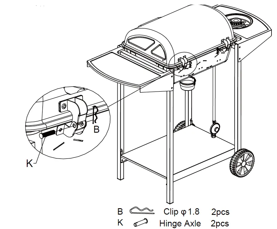 tepro G2085 Gas Grill Hampton 3 42