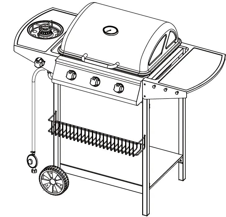 tepro G2085 Gas Grill Hampton 3 46