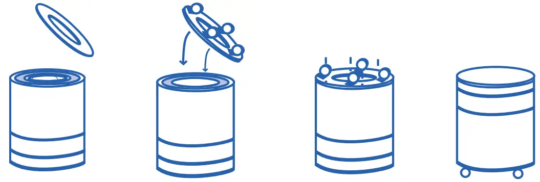 Airpura T700 Tobacco Smoke Air Purifier - filter chamber 3