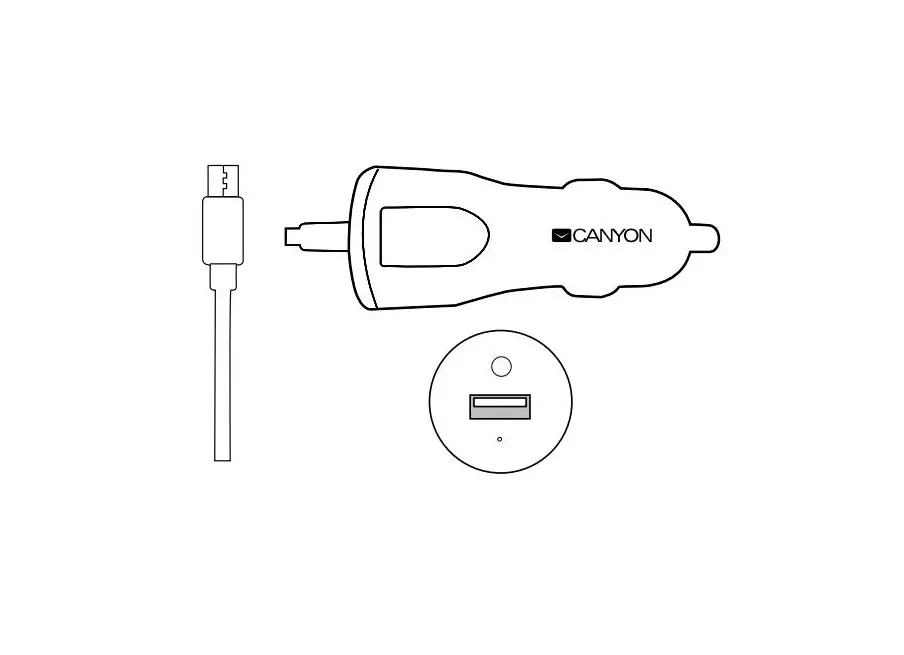 Canyon Car Charger With A Built-in Micro Usb Cable User Guide Canyon Car Charger With A Built-in Micro Usb Cable User Guide