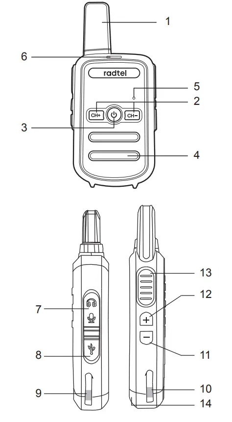 Radtel RT12 Walkie Talkies-1