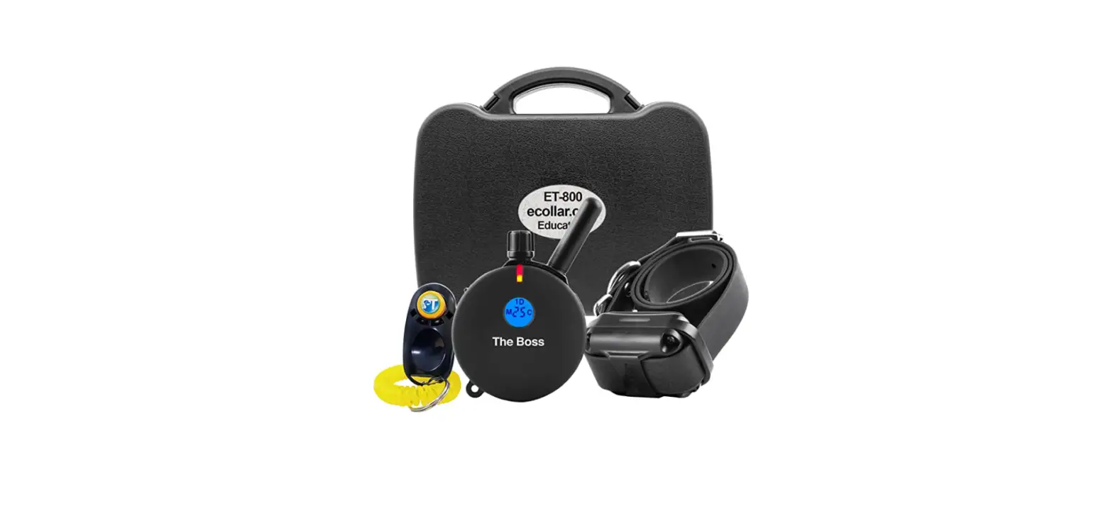 E-collar Et-800-1 Mile Rechargeable Remote Waterproof Trainer User Guide