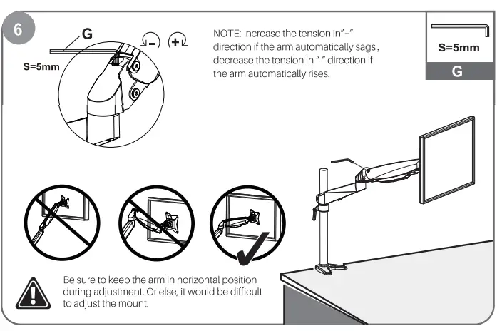 ATUMTEK Single Monitor Gas Spring Desk Mount-12