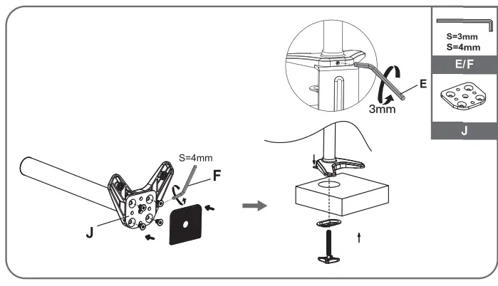 ATUMTEK Single Monitor Gas Spring Desk Mount-6