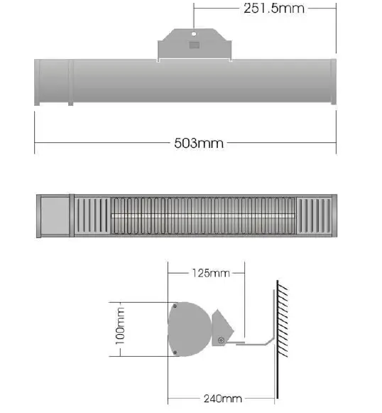BURDA URCA01044V Electric Patio Heater FIG (4)