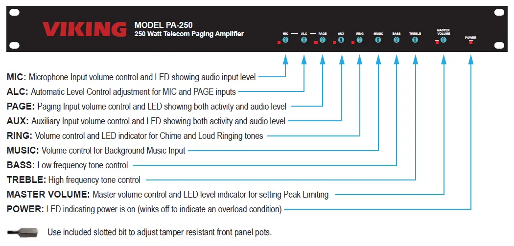 VIKING-PA-250-250-Watt-or-70V-Telecom-Paging-Amplifier-02