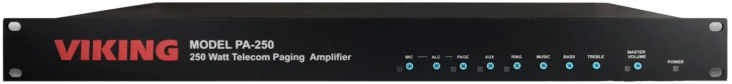 VIKING-PA-250-250-Watt-or-70V-Telecom-Paging-Amplifier-product-image