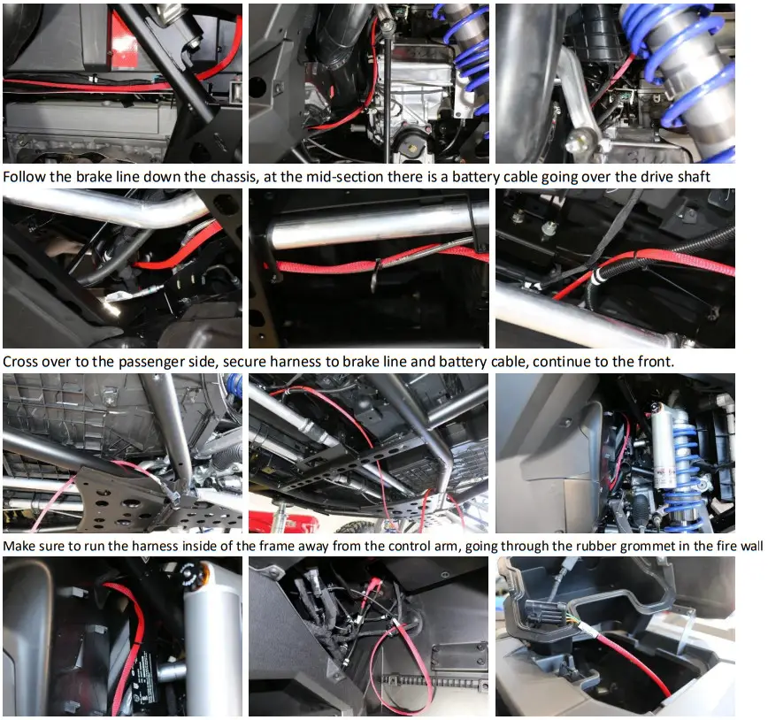 XTC RZR PRO R Turn Self Canceling Turn Signal System with Horn - moving parts