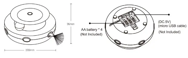 ORSDA 2-in-1 Interactive Cat Toy T60 - quick startyn guide