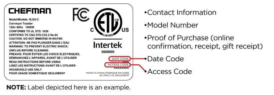 CHEFMAN RJ04-AO-4-V2 Series Anti-Overflow Waffle Maker - Fig 2