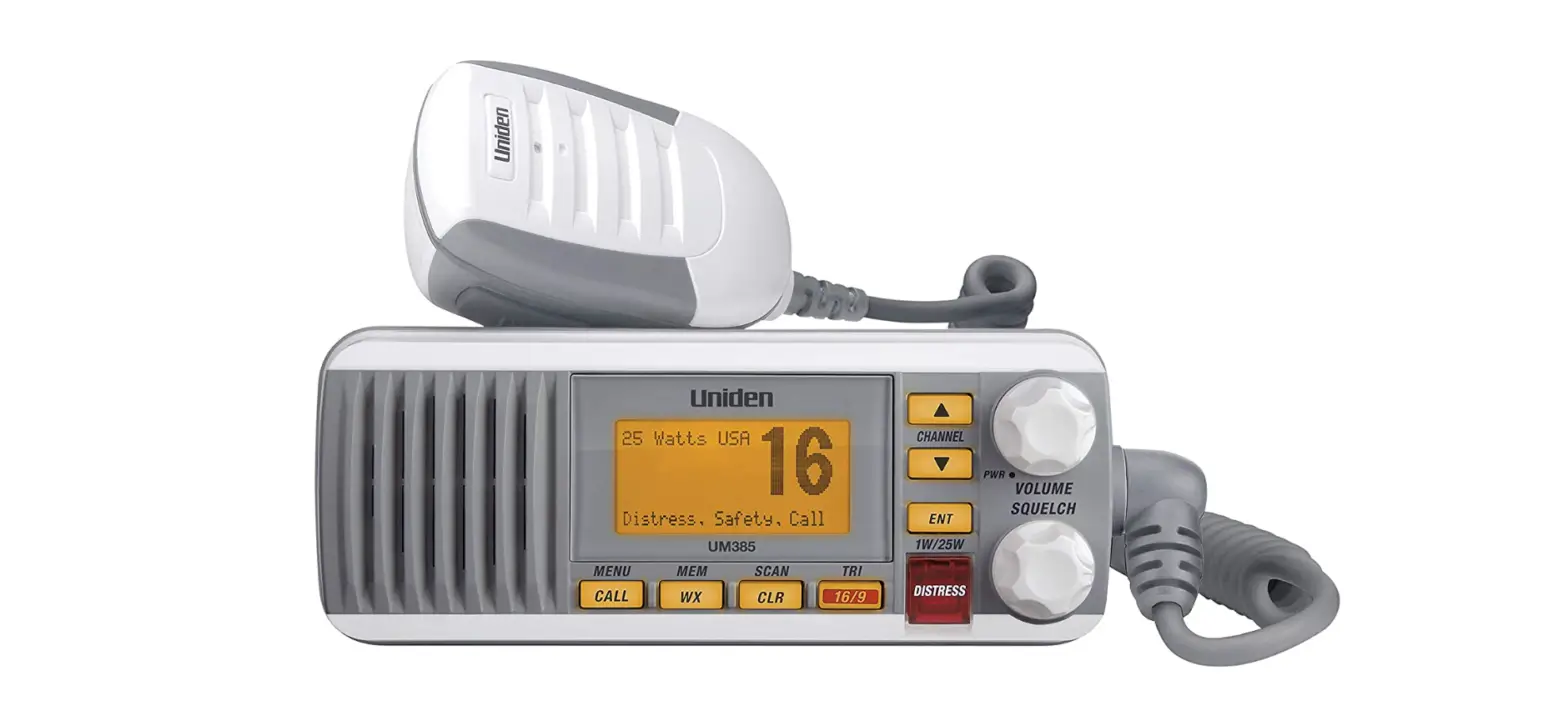 Uniden Um385 25 Watt Fixed Mount Marine Vhf Radio User Guide