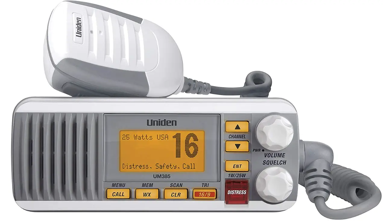 Uniden UM385 25 Watt Fixed Mount Marine Vhf Radio-PRODUCT