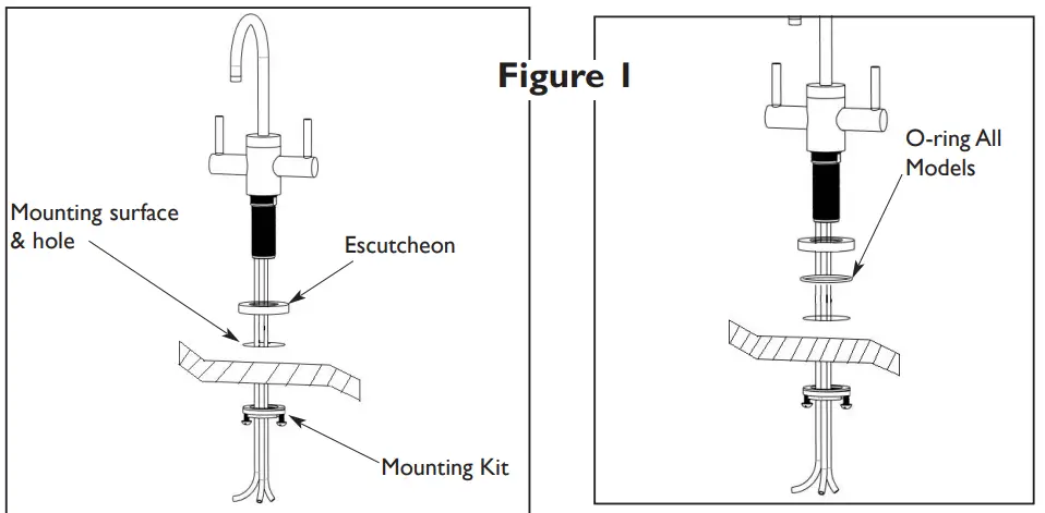 NEWPORT BRASS 106 Hot and Cold Water Dispenser - Fig 1