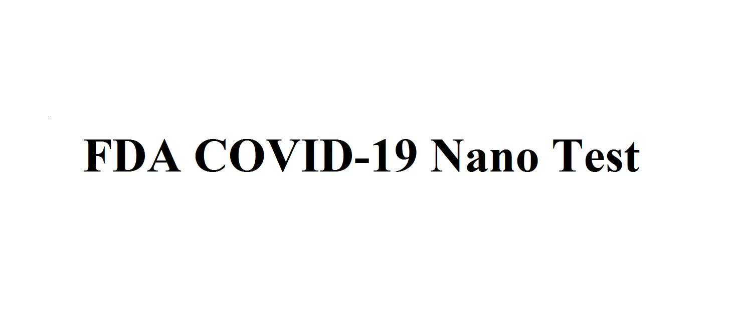 Fda Covid-19 Nano Test Instruction Manual