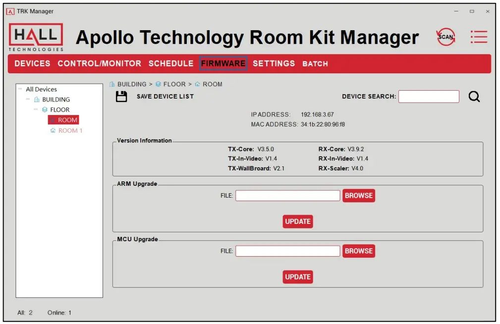 HALL TECHNOLOGIES HT-TRK1 Apollo Technology Room Kit - Figure 12