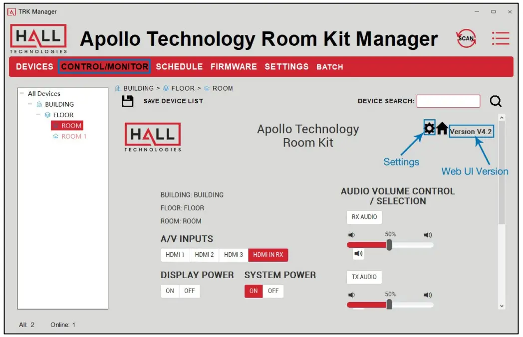 HALL TECHNOLOGIES HT-TRK1 Apollo Technology Room Kit - Figure 9