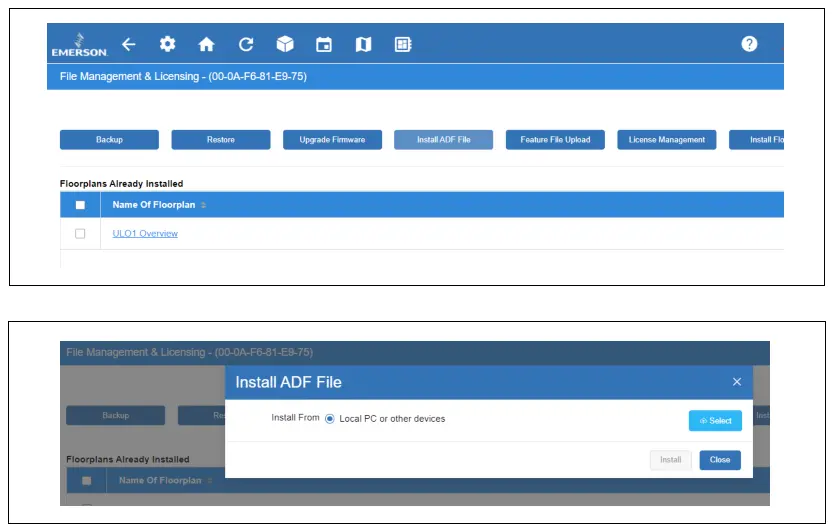 EMERSON Supervisory and E2E Controller Weather ADF and DSC Weather Extension Module - fig1