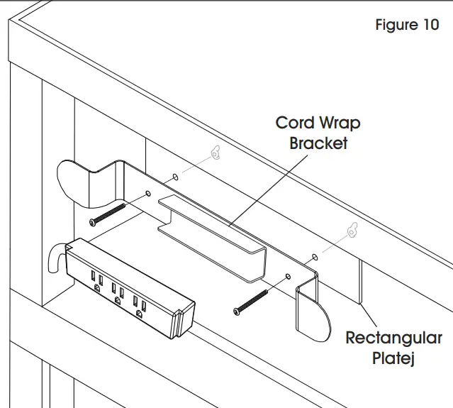 ULINE H-7460 Plastic AV Cart with-figure 10