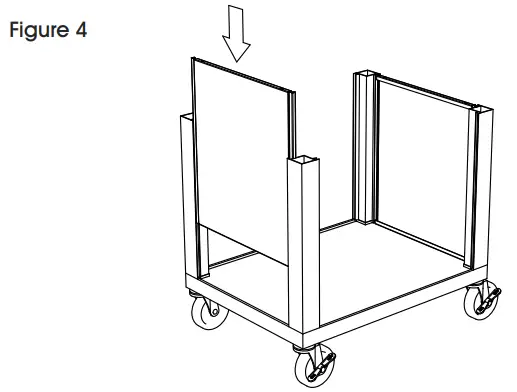 ULINE H-7460 Plastic AV Cart with-figure 4