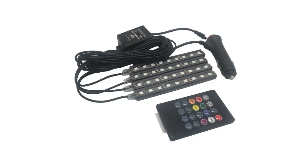 Rovin Sl3948 4 Rgb Led Strip With Controller For Car Interior User Manual Rovin Sl3948 4 Rgb Led Strip With Controller For Car Interior User Manual