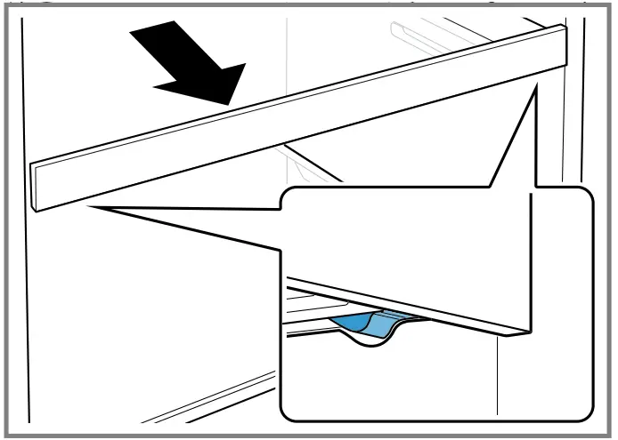 Removing the extendable shelf