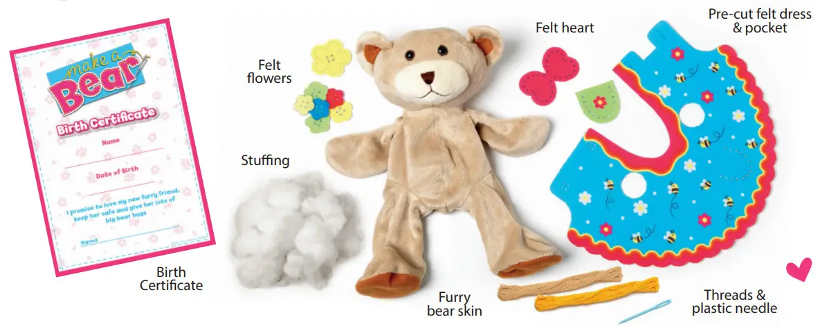 John Adams JAD11052 Make A Bear Toy - Figure 1