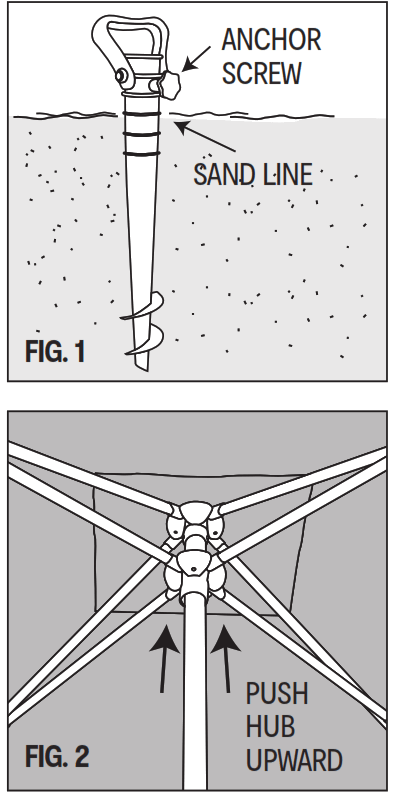 kmart 43193783 Beach Cabana Deluxe Stripe - Fig1