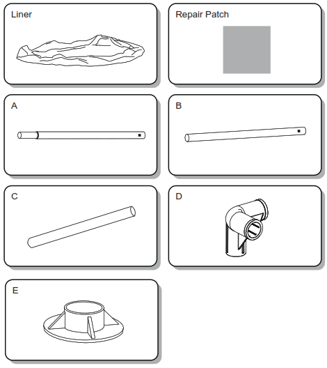 Bestway 56217E 48in X 48in X 12in Children Play Water Swimming Pool - 1