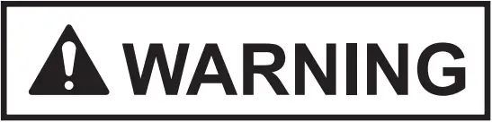 Hatco CHW Series - Warning