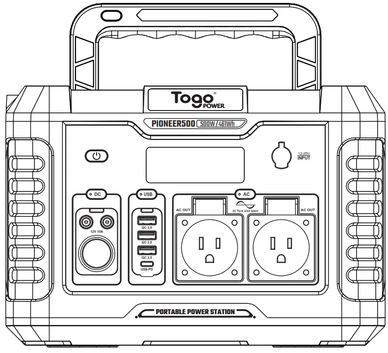Togo POWER PIONEER 500 Power Station -
