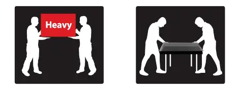 Westinghouse Roku TV - INSTALLING THE TV STAND