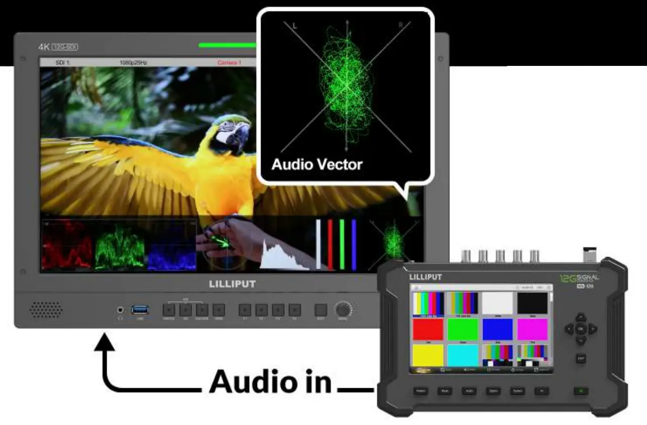 Audio Vector (Lissajous)