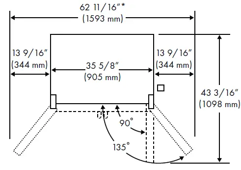 ZLINE-RFM-French-Door Water-Dispenser-Refrigerator-FIG-1