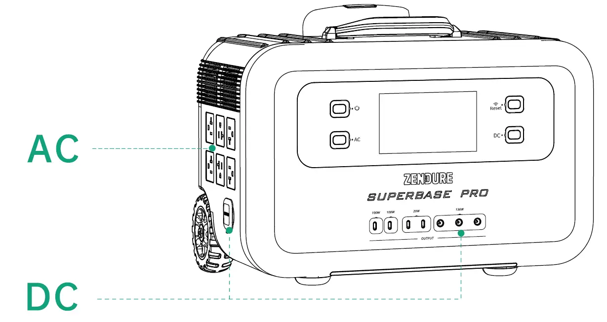 ZENDURE ZDSBP2000 SuperBase Pro 2000 Portable Power Station 8