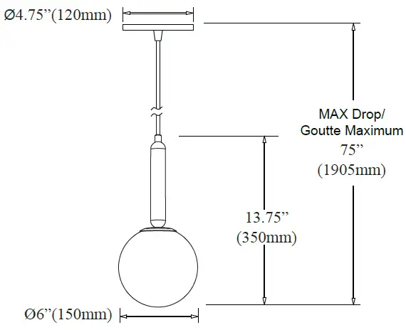 Dainolite-TAR-61P-Tara-Aged-Brass-Modern-Contemporary-Clear-Glass-Globe-Mini-Pendant-Light-fig- (5)