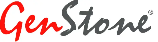 GenStone PPCC-LG23 23 Inch x 23 Inch Coffee Faux Stone Peaked Column Cap Siding logo