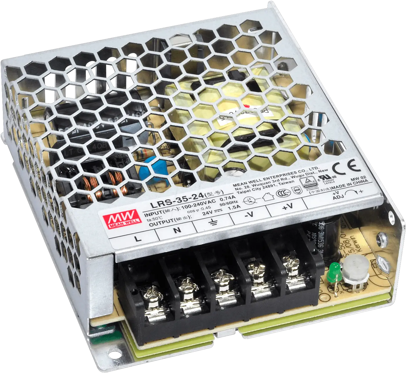 MW LRS-35 Series 35W Single Output Switching Power Supply