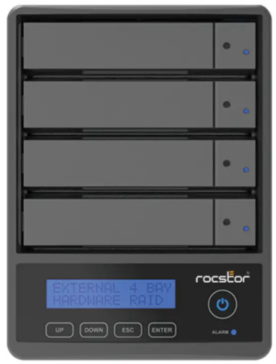 rocstor Rocpro U35 USB Type-C Desktop RAID Storage