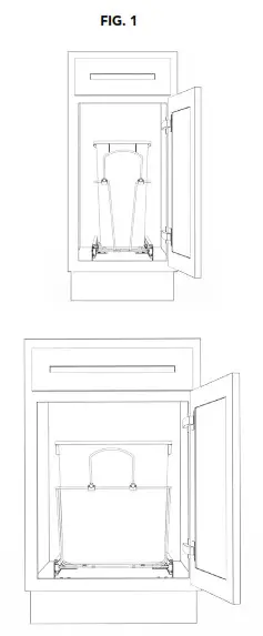 REV A SHELF RV 8PSC 11 5 20 Quart Soft Close 1 Pull out Trash - FIG 2