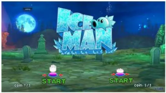Betson Enterprises Ice Man Coastal Amusements Owner's Manual - After inserting coins the game automatically switches