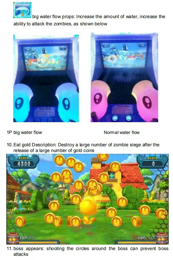 Betson Enterprises Ice Man Coastal Amusements Owner's Manual - Eat gold Description