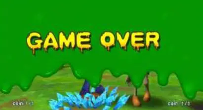 Betson Enterprises Ice Man Coastal Amusements Owner's Manual - Game over screen