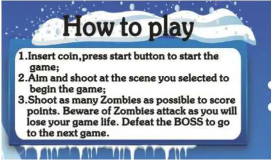 Betson Enterprises Ice Man Coastal Amusements Owner's Manual - How to play