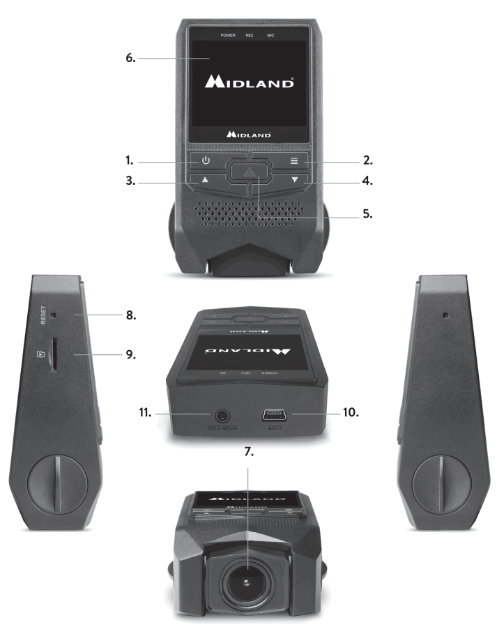 MIDLAND Street Guardian Easy Dash Cam - fig